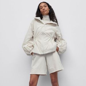 Lightweight Cinch Waste Jacket Bone